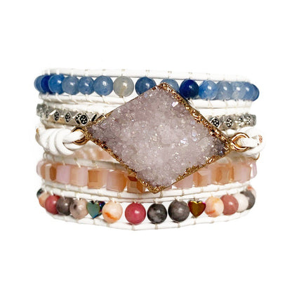 Braccialetto geode naturale