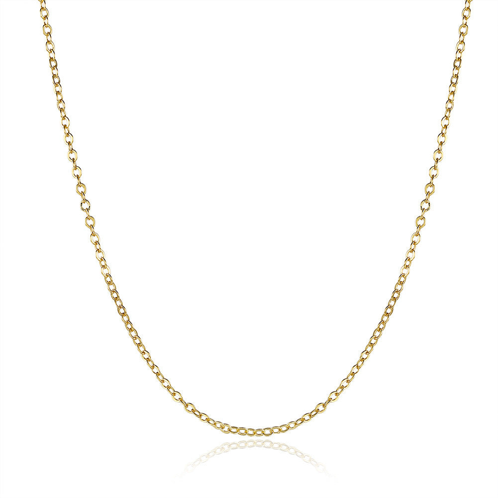 Collana acciaio titanio madre-figlio