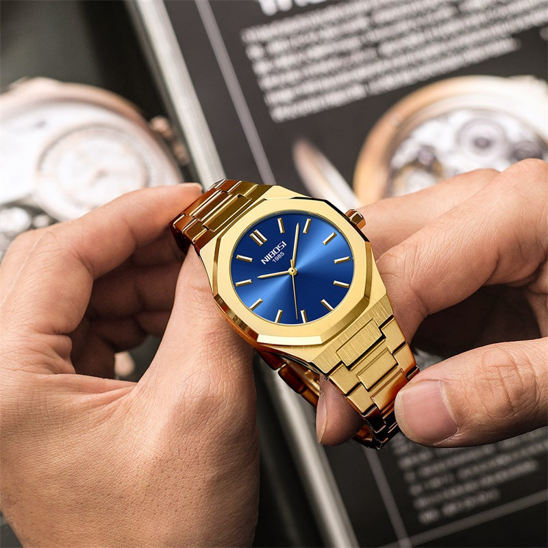 Orologio uomo dorato