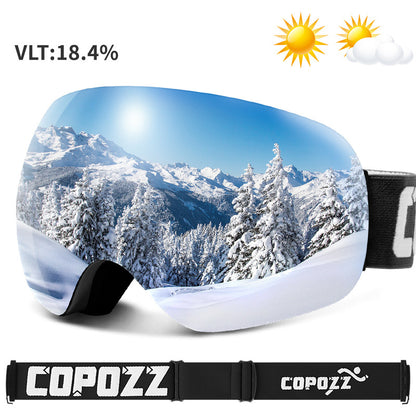 Occhiali da sci senza bordi