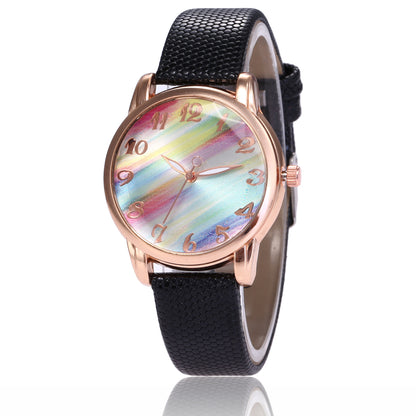 Orologio quadrante arcobaleno