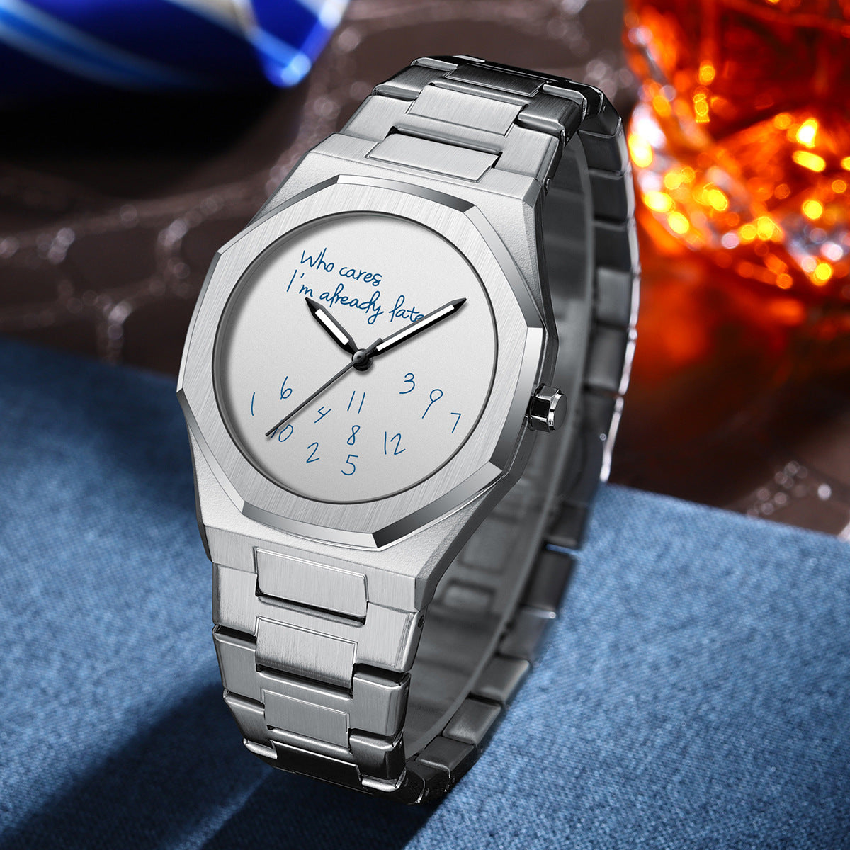 Orologio digitale ottagonale