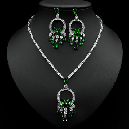 Collana Farfalla Zircone Sposa