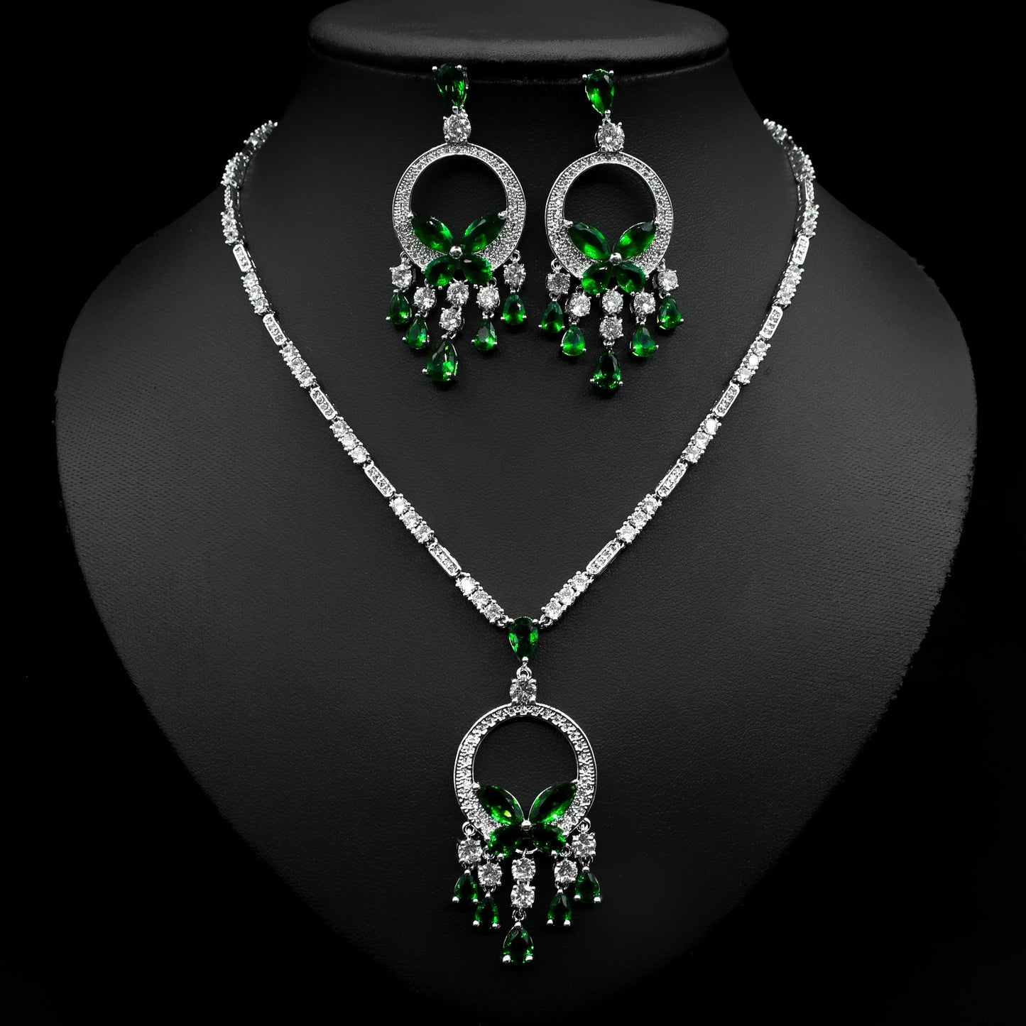 Collana Farfalla Zircone Sposa
