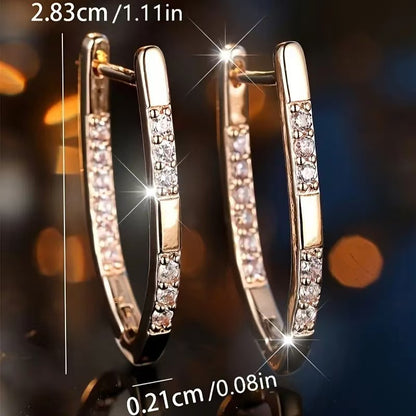 Orecchini Zircone a V