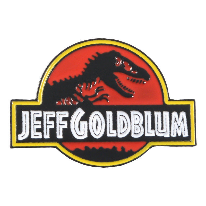 Spilla dinosauro scheletro