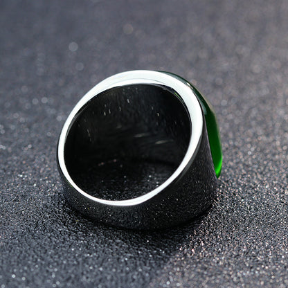 Anello opale verde vintage