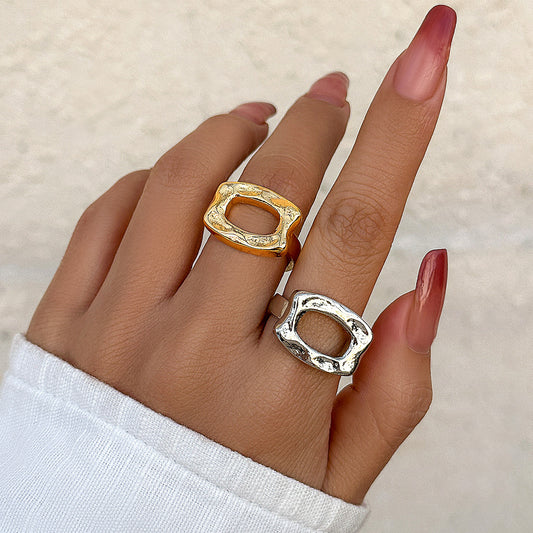 Anello farfalla lucido da donna