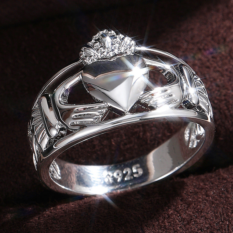 Anello argento inciso fatto a mano