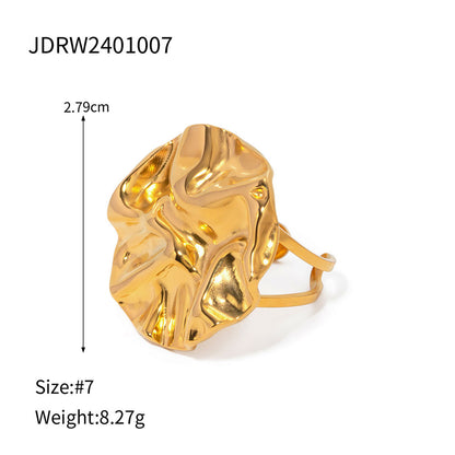 Orecchini rotondi martellati oro