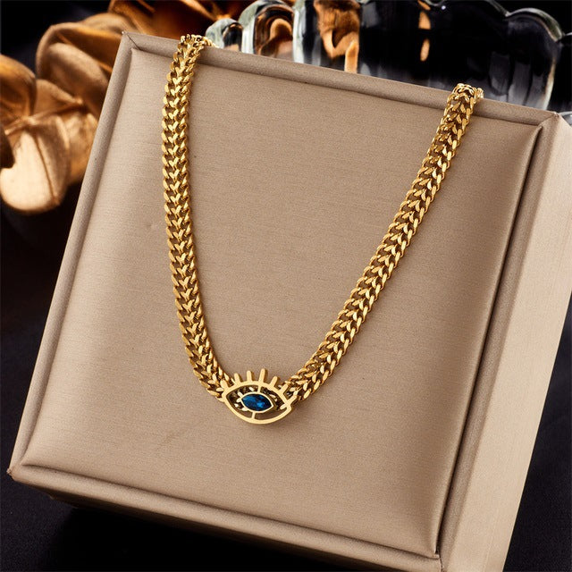 Collana con perline geometriche