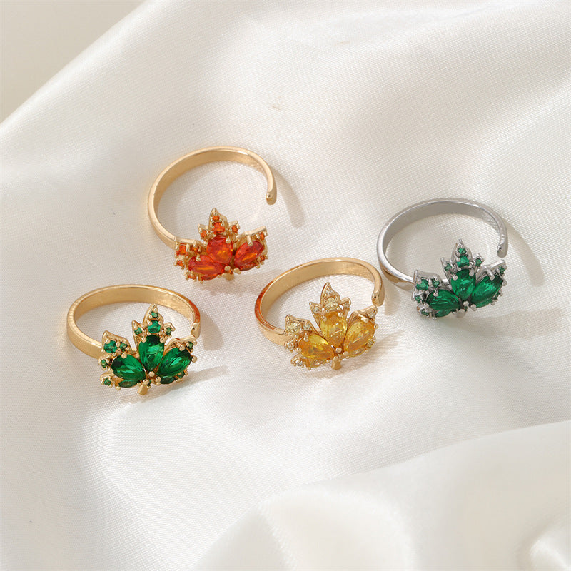 Anello Foglia d'Acero