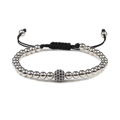 Bracciale perle zirconi