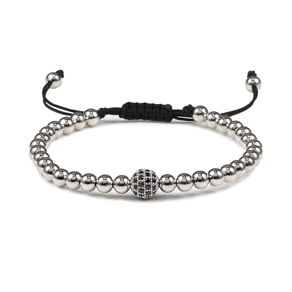 Bracciale perle zirconi
