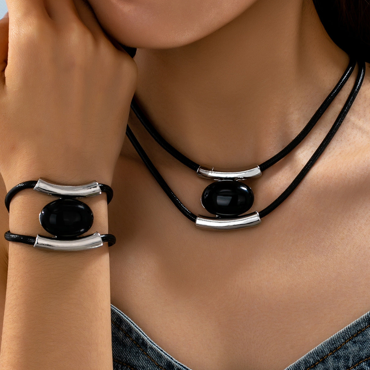 Set collana braccialetto vintage