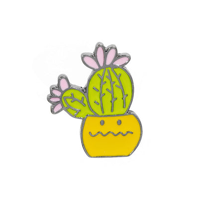 Spilla cactus in vaso
