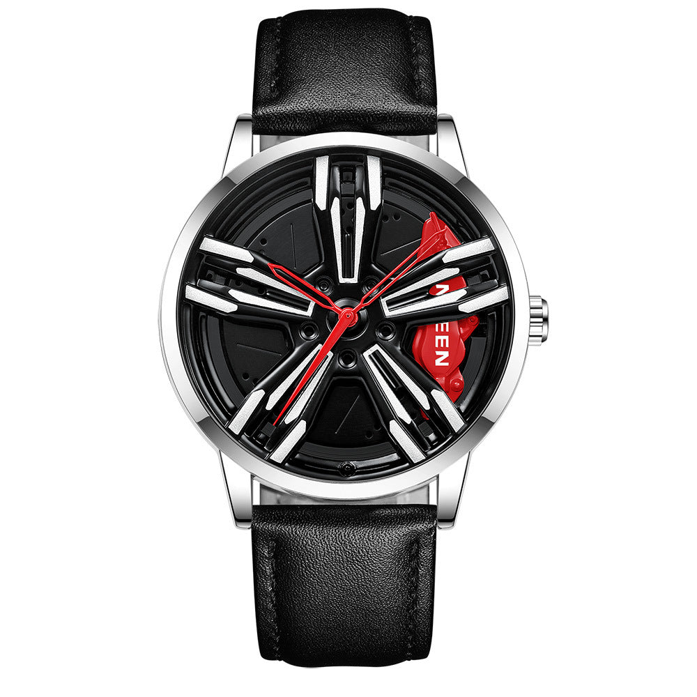 Orologio uomo tema locomotiva