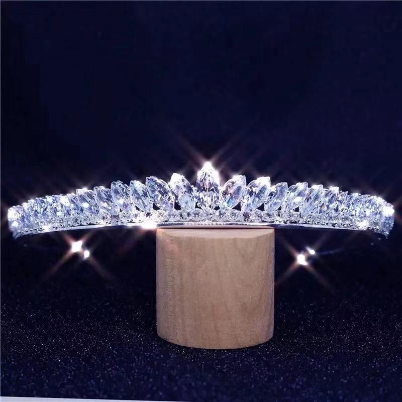Corona sposa strass e cristalli