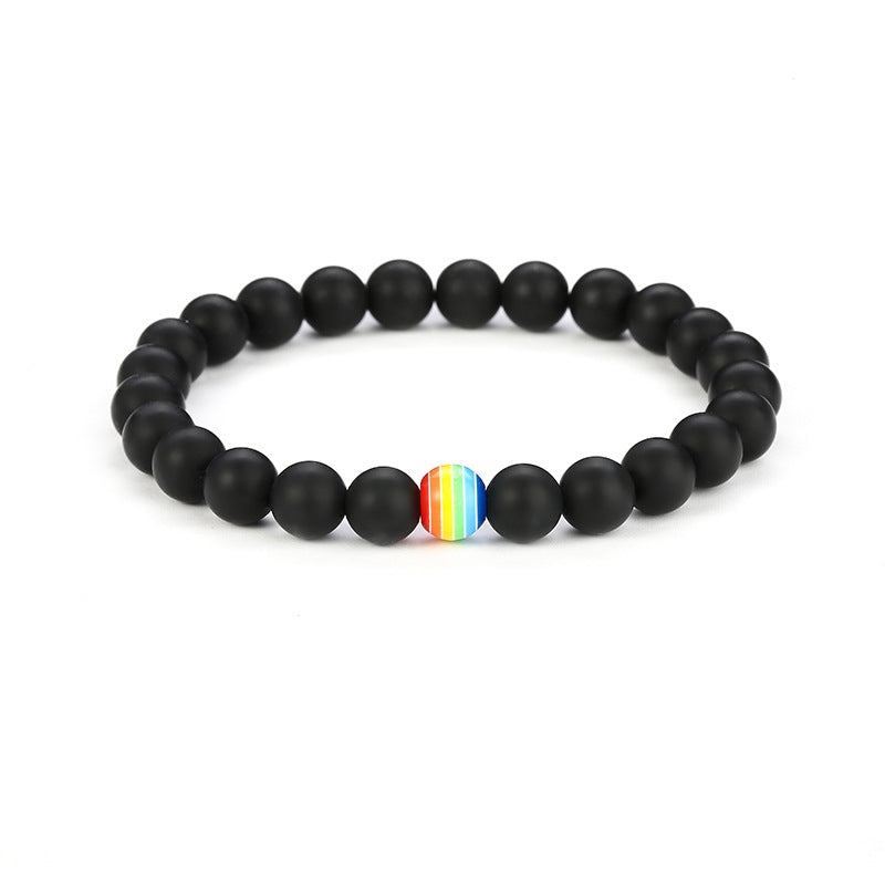 Bracciale arcobaleno coppia