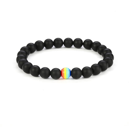 Bracciale arcobaleno coppia