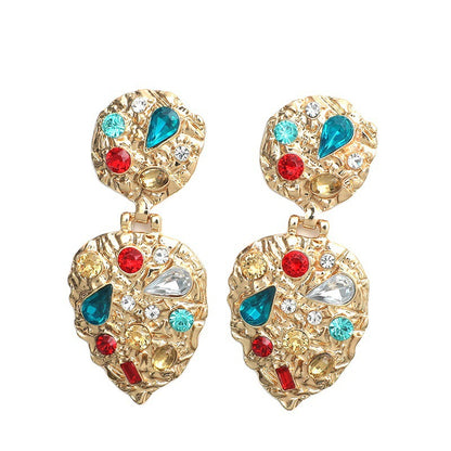Orecchini barocchi strass