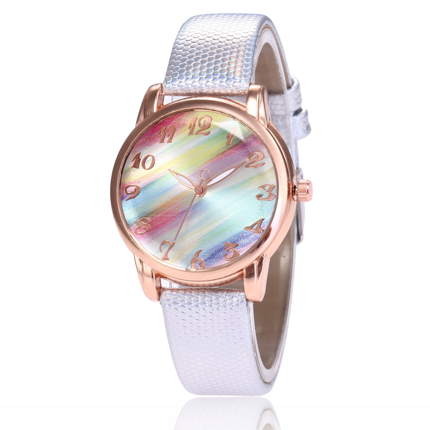 Orologio quadrante arcobaleno