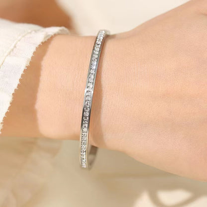 Bracciale titanio non-sbiadibile