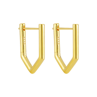 Orecchini geometrici strass micro