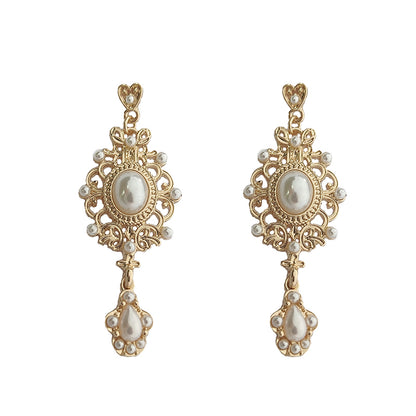Orecchini perla barocco vintage