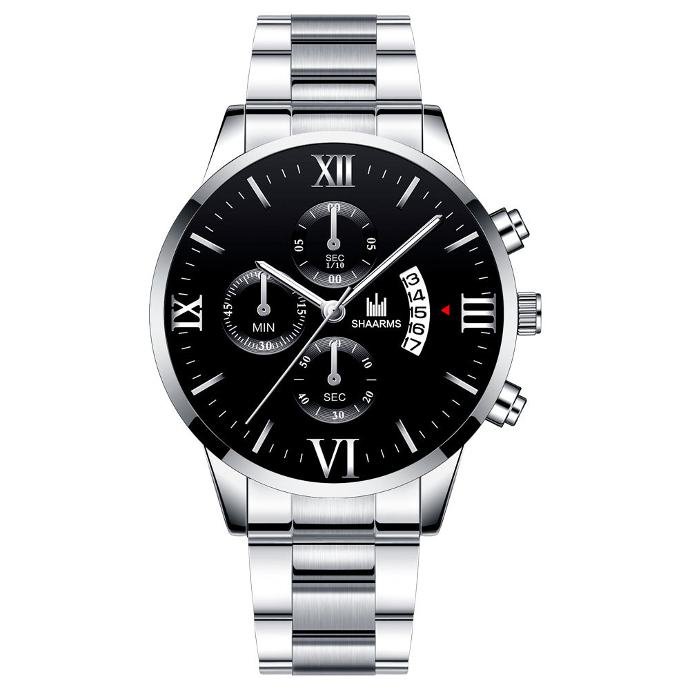 Orologio uomo acciaio business