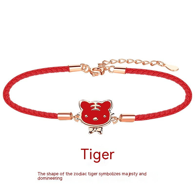 Bracciale rosso zodiaco