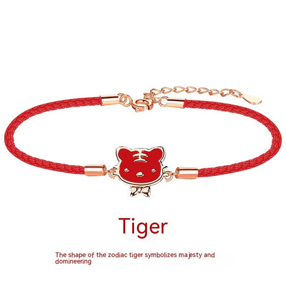 Bracciale rosso zodiaco