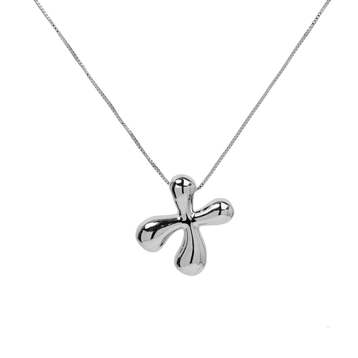 Collana lettera in ottone