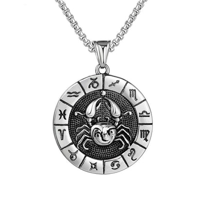Collana segni zodiacali acciaio inossidabile
