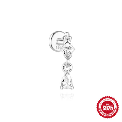 Orecchini Argento 925 con Cristalli
