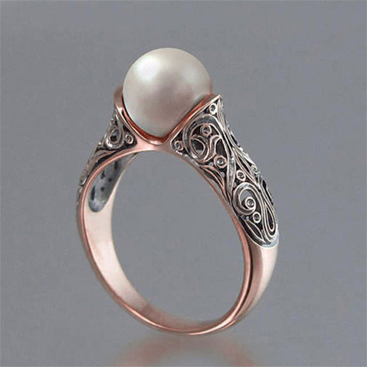 Anello Perla Sintetica
