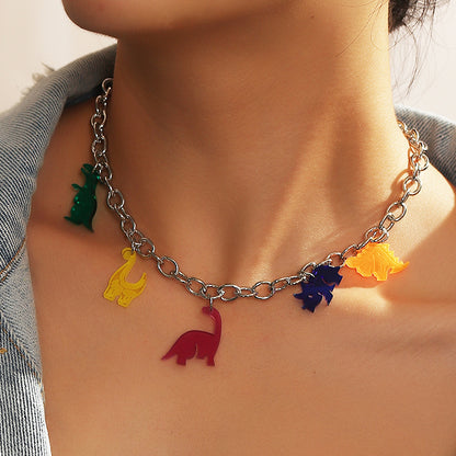 Collana Dinosauro Resina