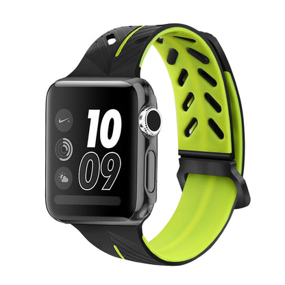 Orologio sportivo bicolore foglia