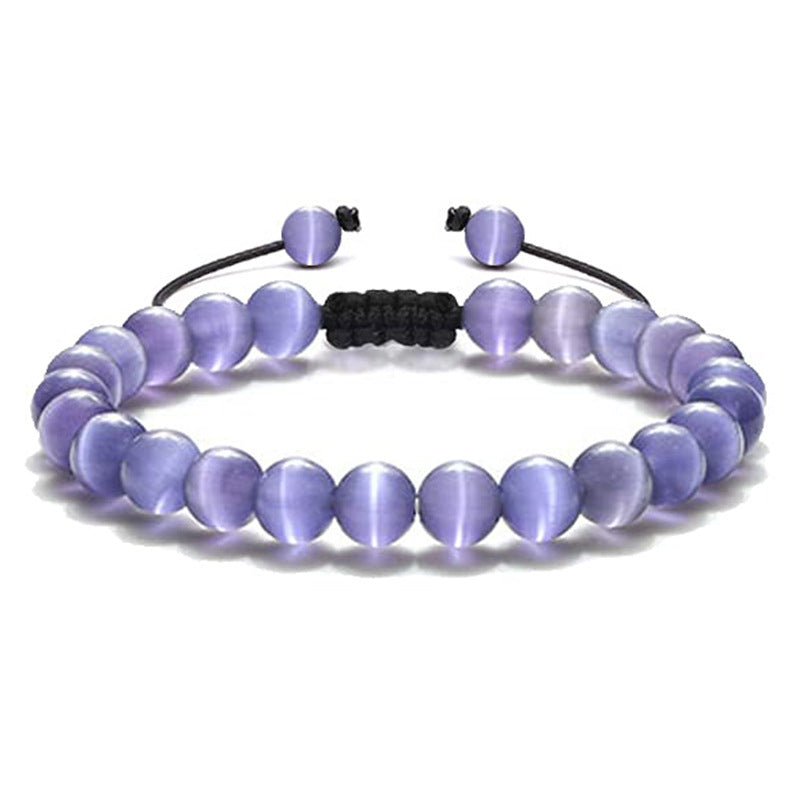 Bracciale occhio di gatto colorato