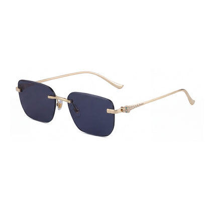Occhiali da sole quadrati rimless
