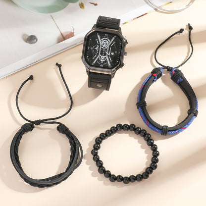 Set orologio e braccialetto quarzo