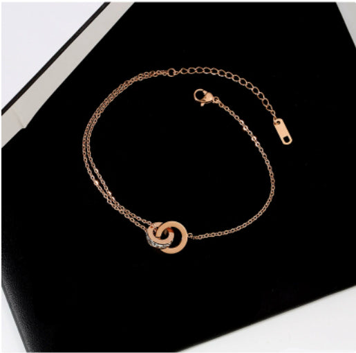 Collana Doppia Titanio