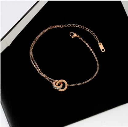 Collana Doppia Titanio