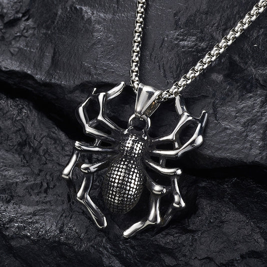 Collana ragno punk