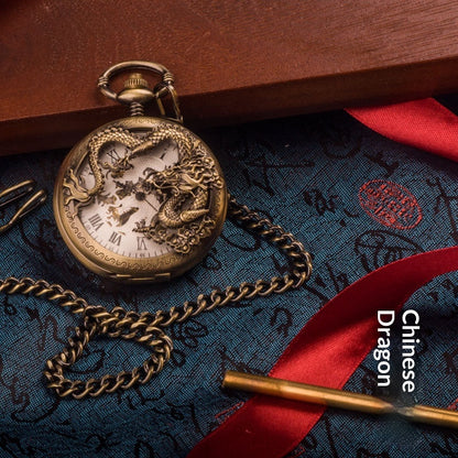 Orologio da tasca drago cinese