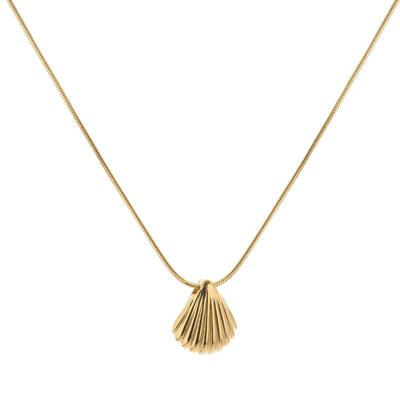 Collana conchiglia dorata di lusso