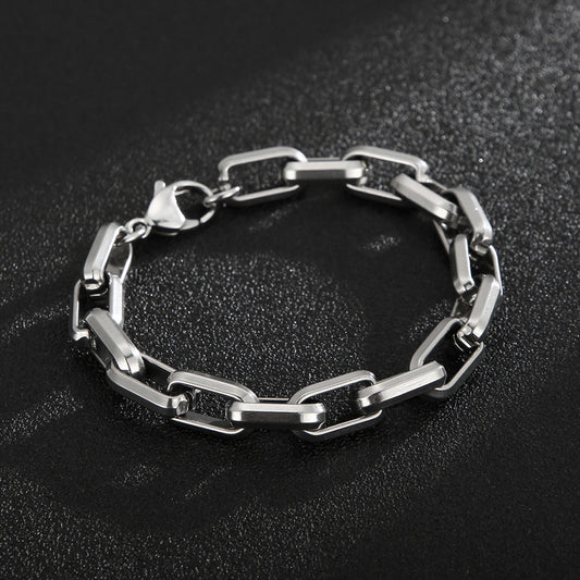 Bracciale in titanio geometrico