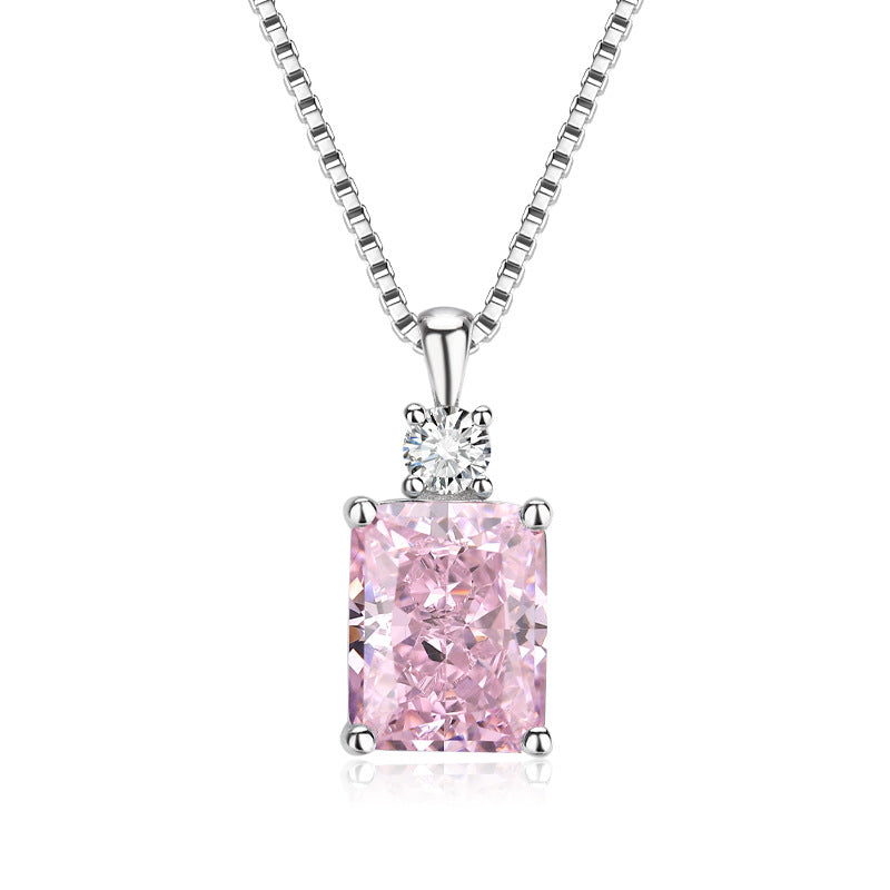 Collana bottiglia profumo argento sterling