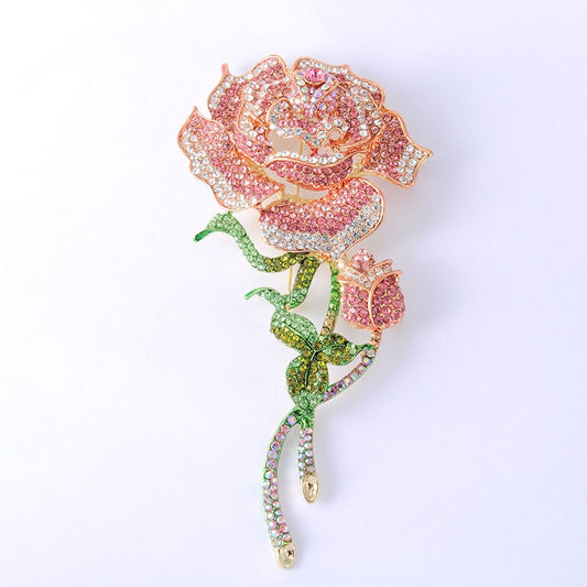 Spilla Rosa invernale