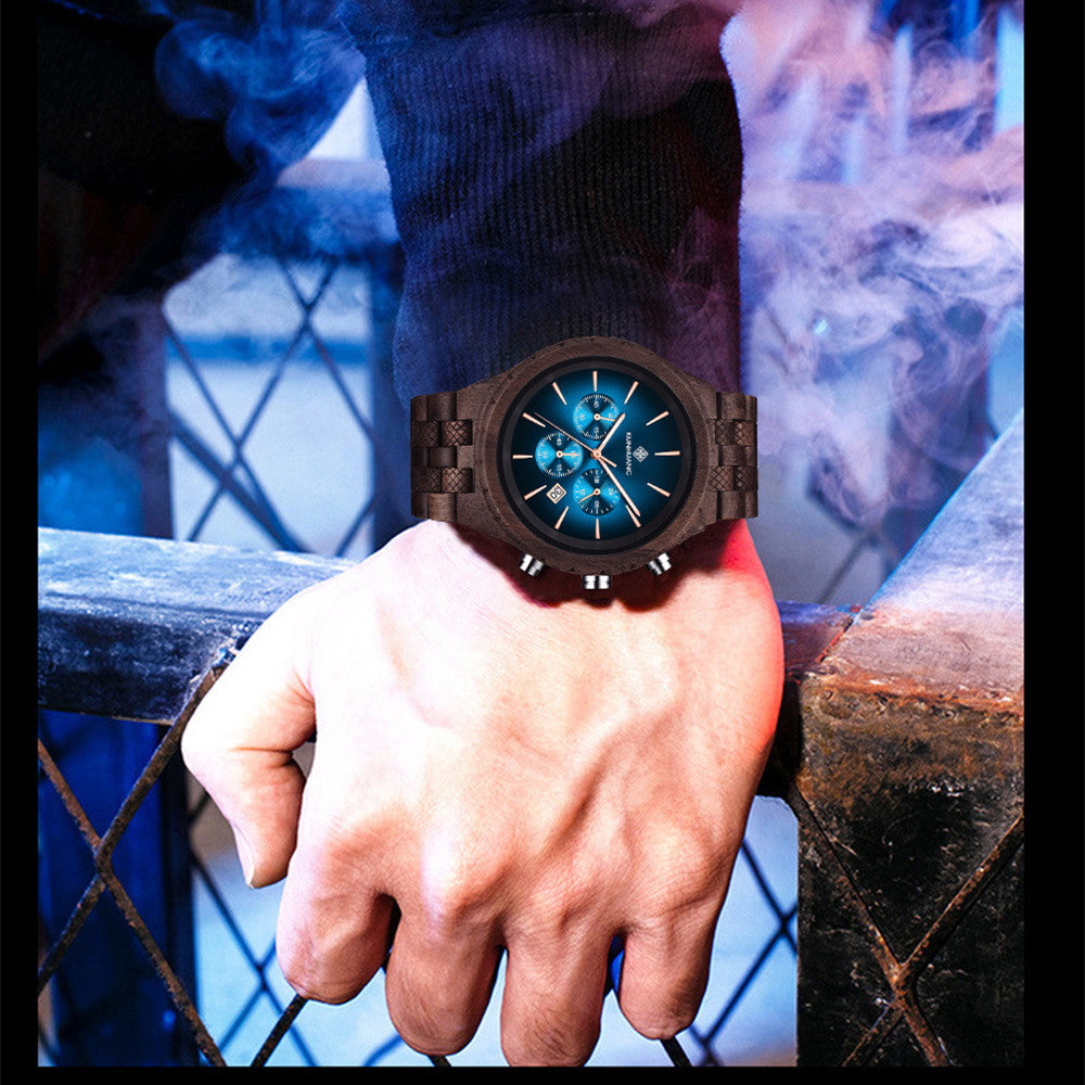 Orologio in legno multifunzionale